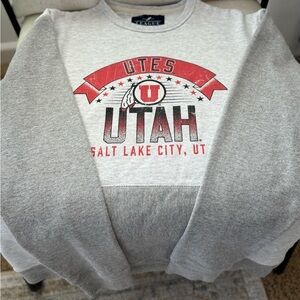Gray Utah Utes Sweatshirt